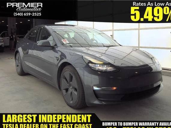 TESLA MODEL 3 2022 5YJ3E1EB8NF267605 image